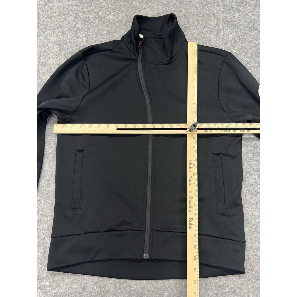 Galibier Jacket Mens Large Black Cycling Softshell Full Zip Fleece Lined Winter - Picture 6 of 10